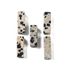 Natural Dalmatian Jasper Beads G-G137-01N-2