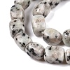 Natural Sesame Jasper/Kiwi Jasper Beads Strands G-T138-80-4