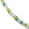 Glass Beaded Necklace NJEW-Z029-05O-2