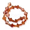 Natural Red Agate(Dyed & Heated) Beads Strands G-I337-A02-02-3