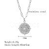 Non-Tarnish Stainless Steel Sun Pendant Necklaces YN2147-2-3