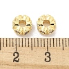 Brass Micro Pave CLear Cubic Zirconia Beads KK-Z044-06B-3