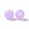 Two Tone Opaque Acrylic Beads OACR-E015-09-3