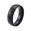 201 Stainless Steel Plain Band Finger Ring for Women RJEW-N043-09E-1