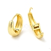 Rack Plating Brass Hinged Thick Hoop Earrings for Women EJEW-E270-19G-2