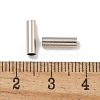 Brass Tube Beads KK-B120-03F-P-3