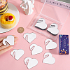 SUNNYCLUE Acrylic Mirror Wine Glass Charms AJEW-SC0002-53B-02-3