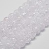 Natural Quartz Crystal Beads Strands G-G735-20-8mm-1