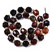 Natural Agate Beads Strands G-T131-82B-11-2