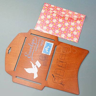 Retro Style DIY Envelope Template DIY-G039-07-1