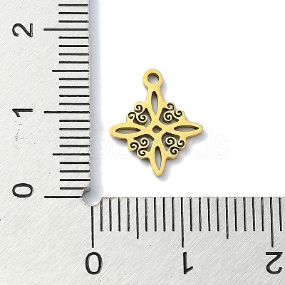 304 Stainless Steel Charms STAS-C097-24G-1