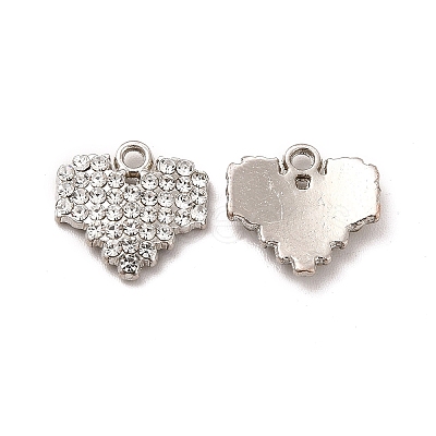 Alloy Crystal Rhinestone Pendants PALLOY-B009-26P-1