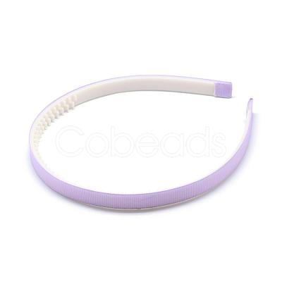 Plain Plastic Hair Band Findings OHAR-Q275-03G-1