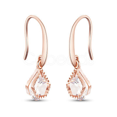 SHEGRACE Luxury Brass Dangle Earrings JE100B-1