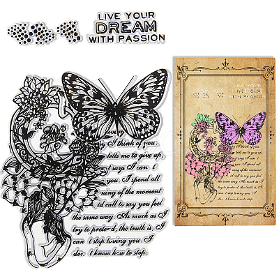 Clear Silicone Stamps DIY-WH0504-66B-1