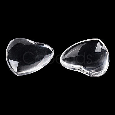 Transparent Glass Cabochons GGLA-T004-15-1