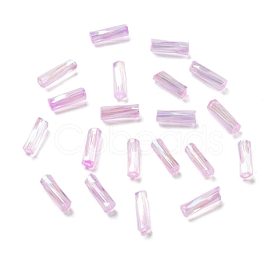 10G Ceylon Glass Twist Bugle Beads X-SEED-L012-01D-1