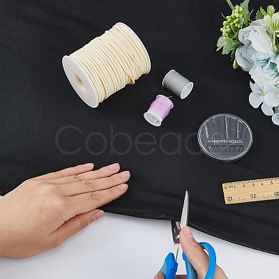 Polyester Elastic Mesh Fabric DIY-WH0496-31A-1