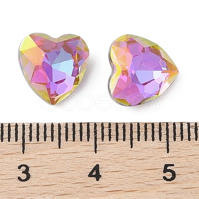 Glass Rhinestone Cabochons RGLA-L029-08A-HELA-1