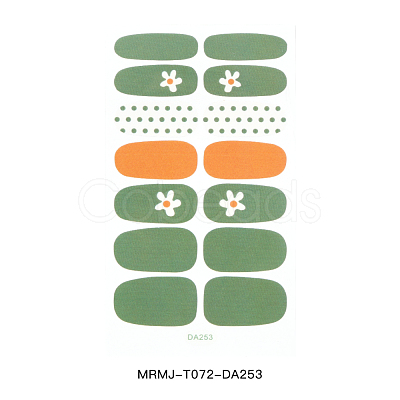 Full Cover Nail Art Stickers MRMJ-T072-DA253-1