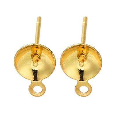 304 Stainless Steel Stud Earring Findings STAS-P370-02D-G-1