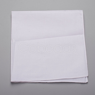 Square Cotton Towel AJEW-NB0001-67A-1