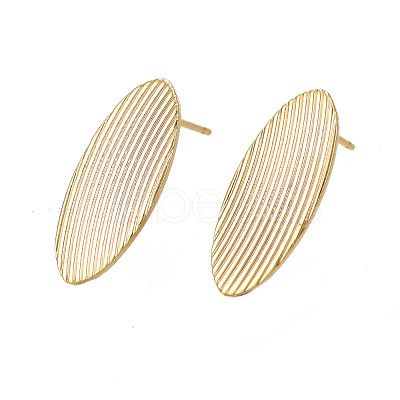 Brass Stud Earring Findings KK-N231-280-1