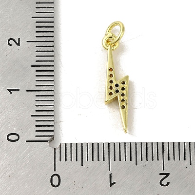 Brass Micro Pave Cubic Zirconia Pendants KK-M283-29B-02-1