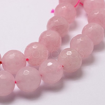 Natural Rose Quartz Beads Strands G-G736-13-6mm-1