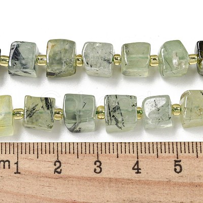 Natural Prehnite Beads Strands G-G053-B12-01C-1