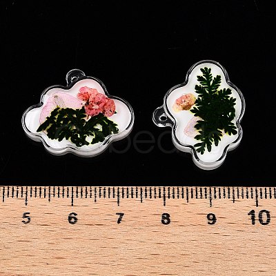 Epoxy Resin Pendants RESI-T058-02H-1