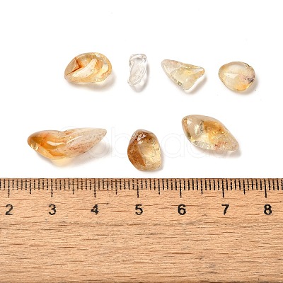 Natural Citrine Chip Beads G-Q193-05A-1