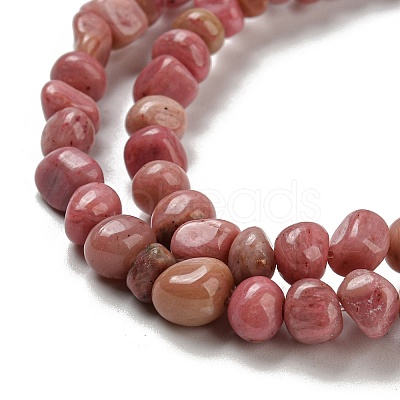 Natural Rhodochrosite Bead Strands G-F465-52-1