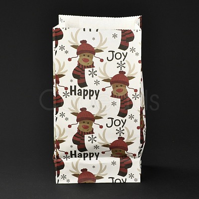 Christmas Theme Rectangle Paper Bags CARB-G006-01J-1