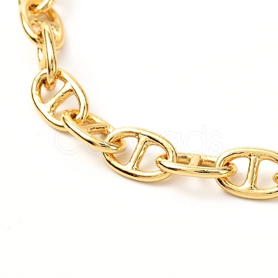 Brass Mariner Link Chains Necklaces NJEW-JN03718-1