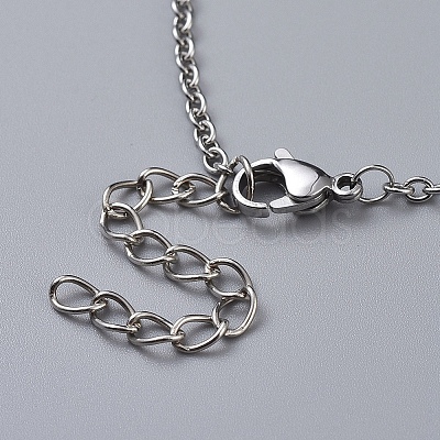 304 Stainless Steel Necklaces NJEW-JN02685-01-1