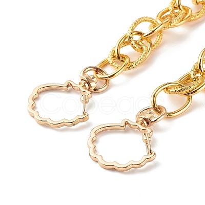 Aluminum Double Link Chains Bag Handles AJEW-BA00087-1