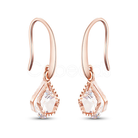 SHEGRACE Luxury Brass Dangle Earrings JE100B-1