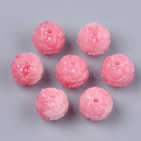 Synthetic Coral Carve Beads X-CORA-S027-33C-1
