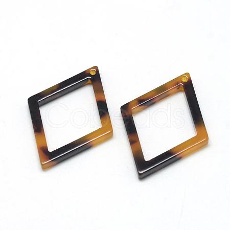 Cellulose Acetate(Resin) Charms KY-S124C-A301-1