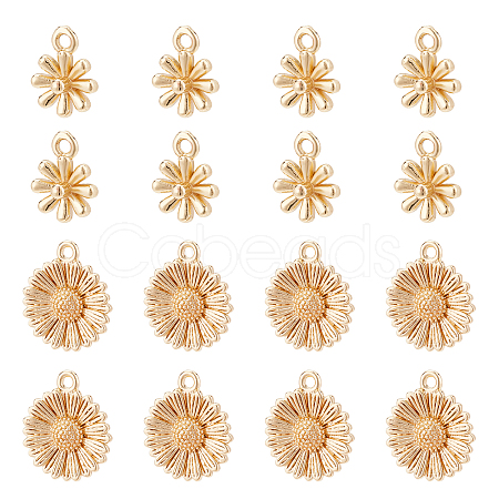 ARRICRAFT 16Pcs 2 Style Brass Charms KK-AR0002-43-1