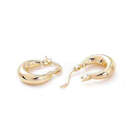 Chunky Huggie Hoop Earrings for Women X-EJEW-A064-11G-RS-1