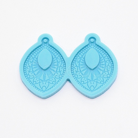 DIY Oval Silicone Fondant Molds DIY-TAC0011-27-1