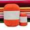 Hand-Woven Cashmere 3 Shares  Yarn, for Garments Scarves Sweater Shawl Hats, Orange Red, 75g/skein