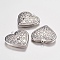 Tarnish Resistant 316 Stainless Steel Locket Pendants, Photo Frame Charms for Necklaces, Heart with Tree of Life, Stainless Steel Color, 29x29x7mm, Hole: 2mm