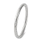 304 Stainless Steel Bangles for Women, Stainless Steel Color, Inner Diameter: 2-1/2 inch(6.2cm)