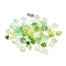 Luminous Resin Decoden Cabochons, Glow in the Dark Flower Mixed Shapes, Green, 6~15x7~12x2~6.5mm, about 3000pcs/set