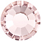 Preciosa&reg Crystal Hotfix Flatback Stones, Czech Crystal, Round(438 11 612 Chaton Rose VIVA 12 &reg), 70530 Vintage Rose, SS16(3.8~4mm)