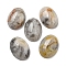 Natural Crazy Agate Cabochons, Oval, 18x13x5~5.5mm