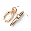 Brass Stud Earrings KK-N232-195-NF-3